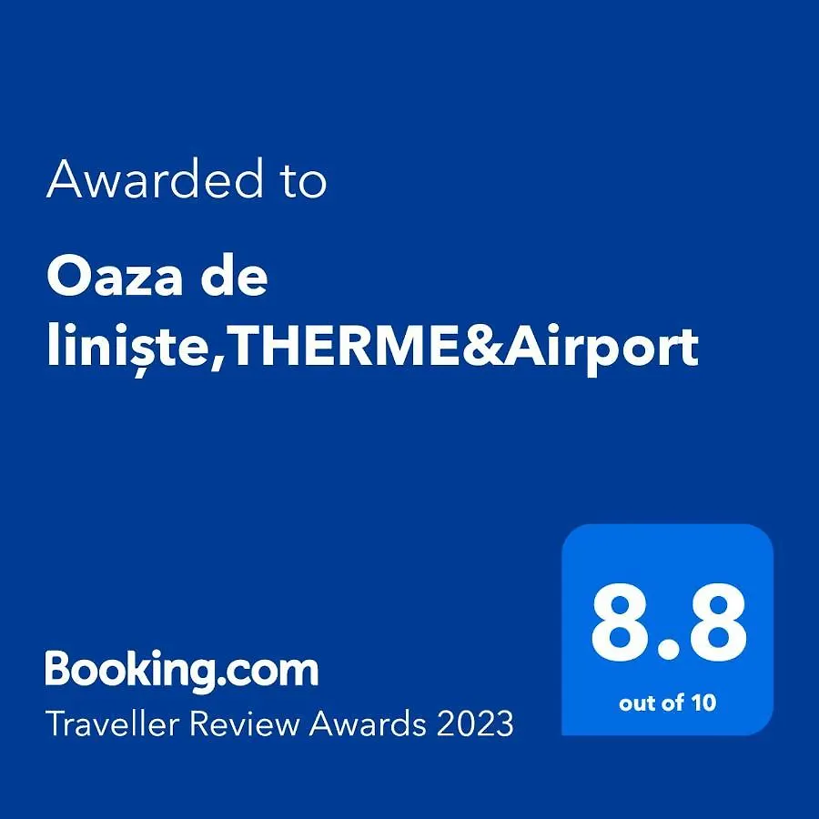 Oaza De Liniste,Therme&Airport Corbeanca Apartamento